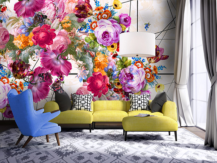 murale carta da parati floreale,viola,soggiorno,camera,rosa,fiore