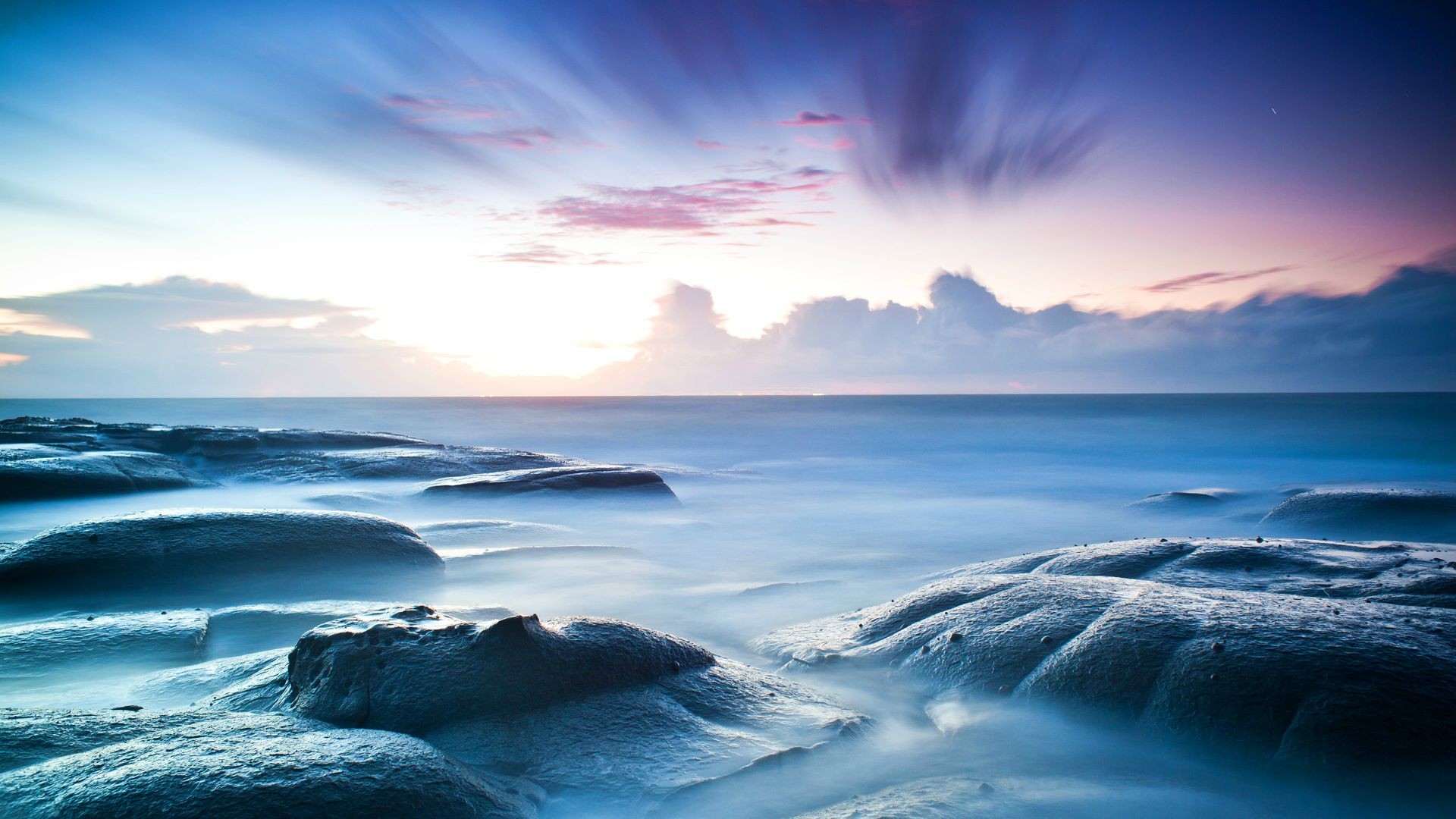 seestück tapete,himmel,gewässer,natur,meer,ozean