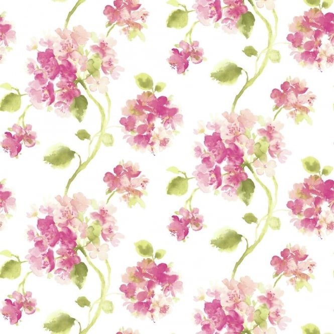 수채화 꽃 무늬 벽지,분홍,무늬,꽃 무늬 디자인,꽃,라일락 꽃