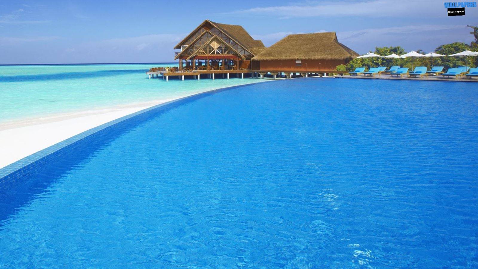 carta da parati per piscina,piscina,ricorrere,proprietà,vacanza,caraibico