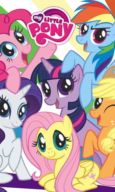 my little pony fondos de pantalla android,dibujos animados,poni,caballo,texto,dibujos animados