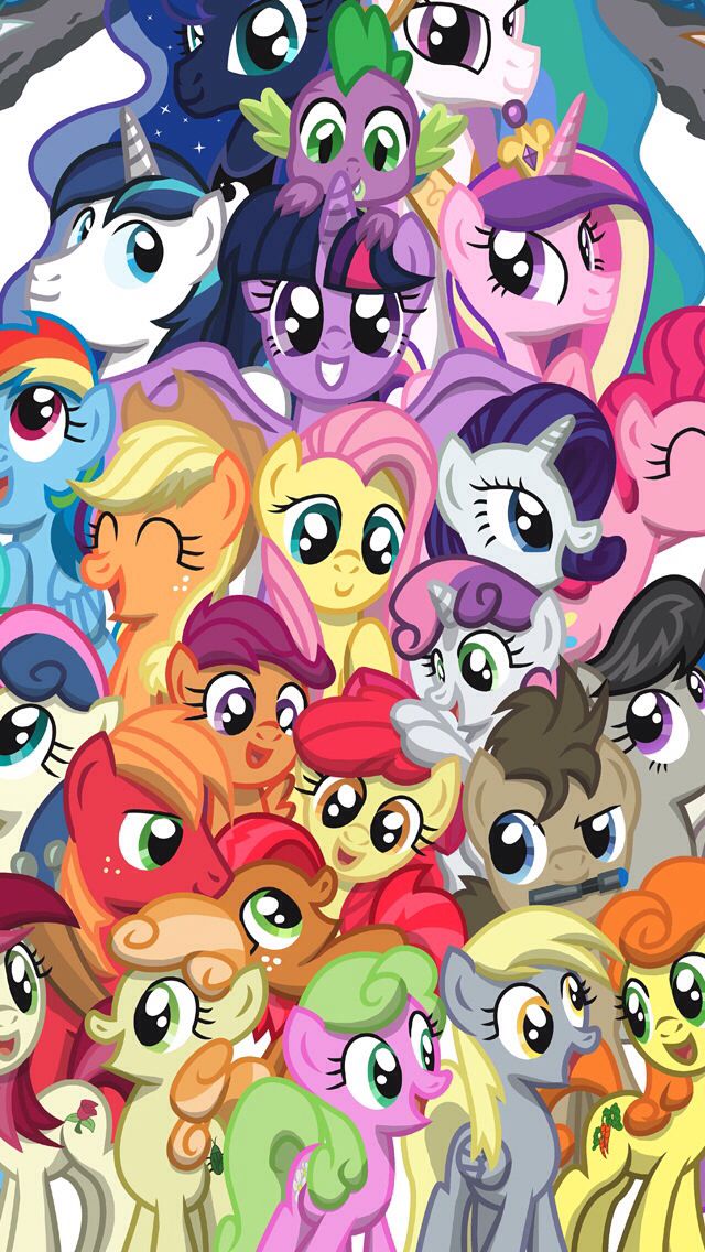 my little pony wallpaper android,cartoon,animated cartoon,pony,illustration,art