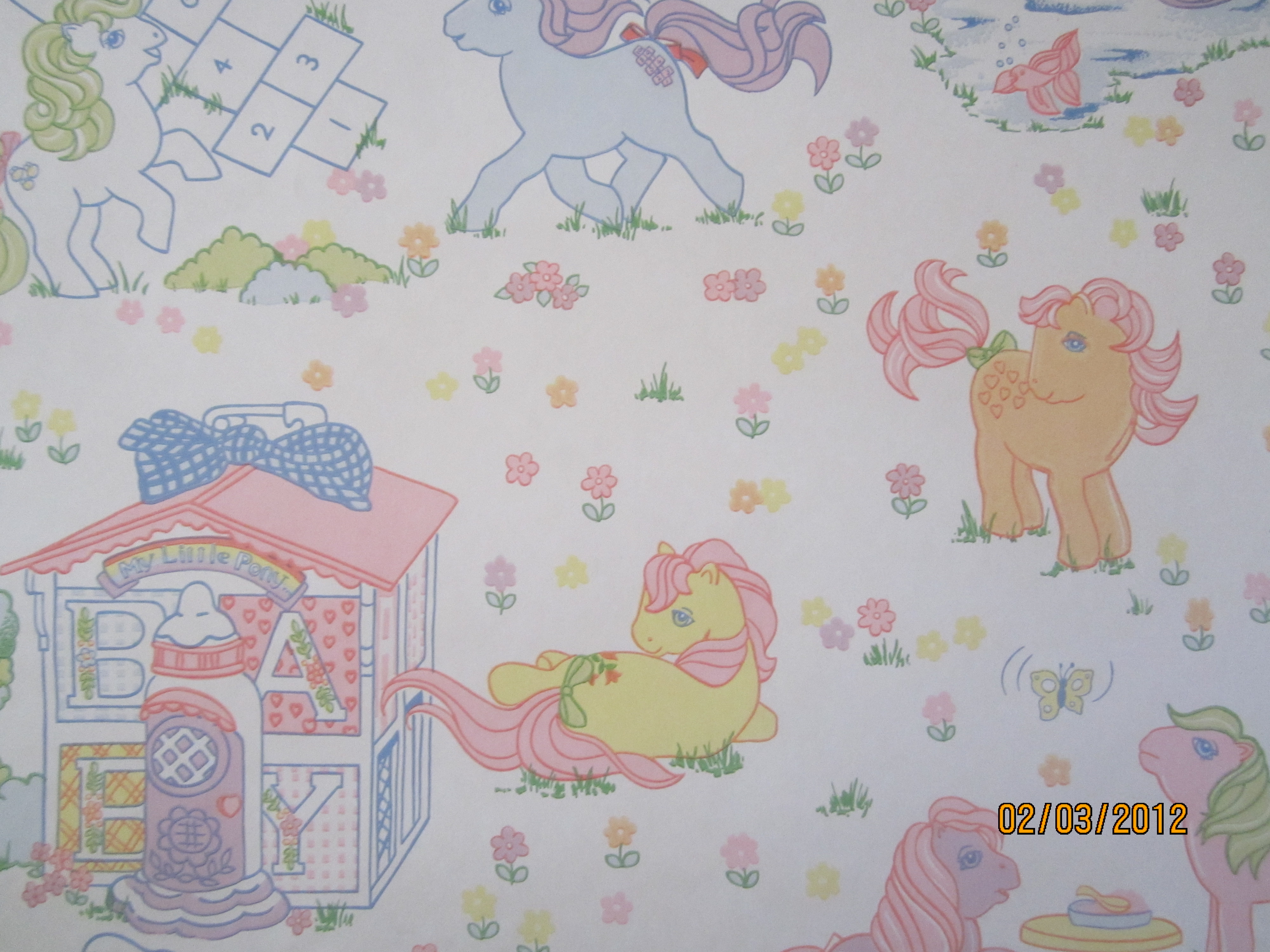 mon petit papier peint poney pour la chambre,art enfant,rose,fond d'écran,chambre,art