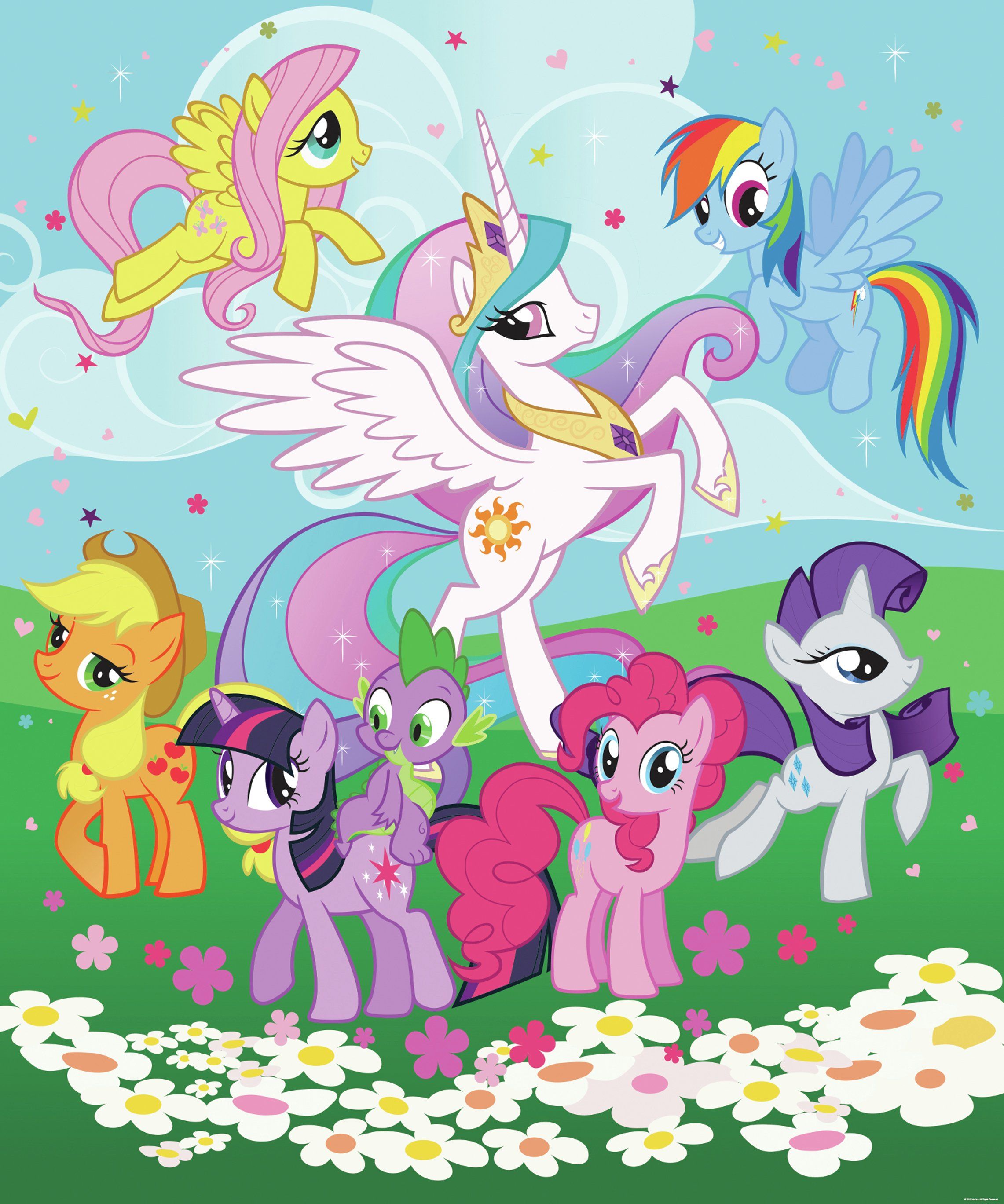 my little pony wallpaper for bedroom,pony,cartoon,horse,illustration,clip art