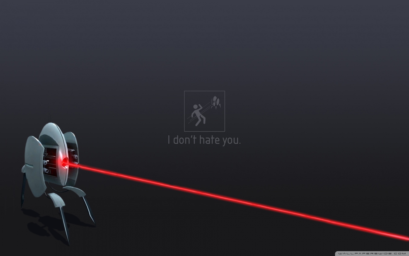 i hate you hd wallpaper,black,technology,animation,fictional character,3d modeling