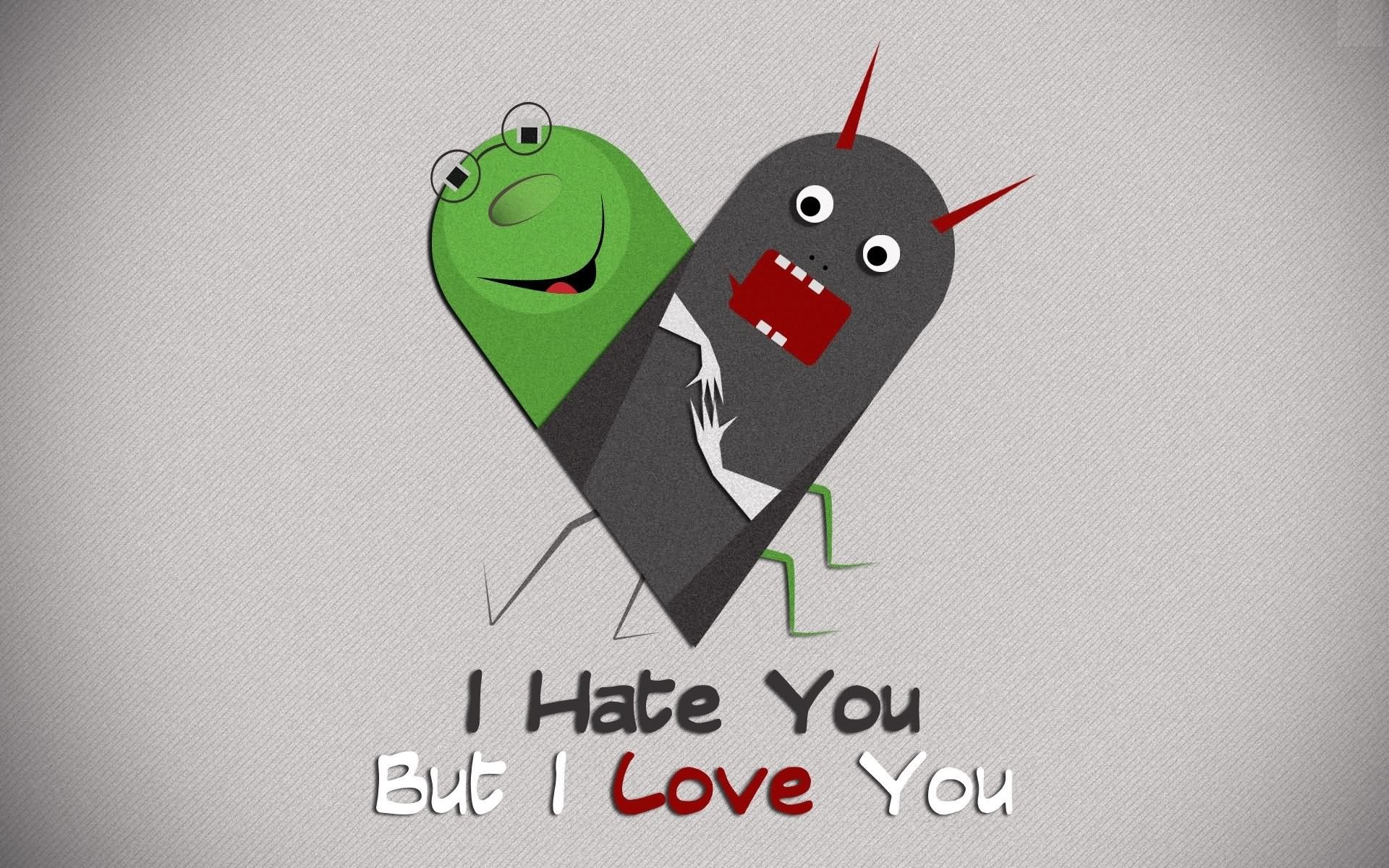 i hate you hd wallpaper,illustration,logo,font,graphics,love