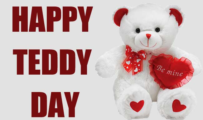 happy teddy day wallpaper,teddy bear,stuffed toy,red,valentine's day,toy