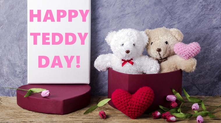 happy teddy day wallpaper,teddy bear,toy,stuffed toy,pink,valentine's day