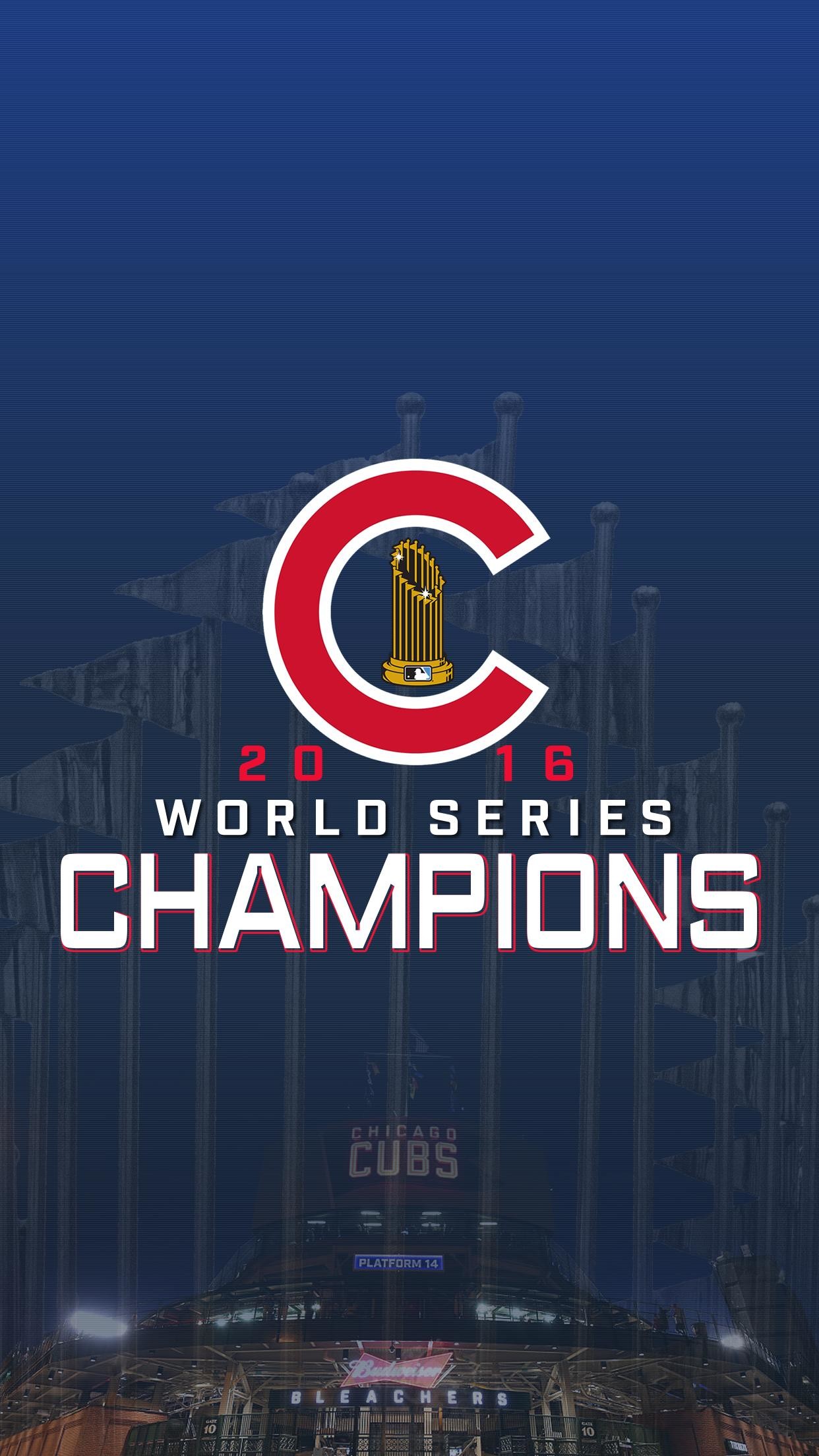 chicago cubs world series wallpaper,logo,font,brand,poster,graphics