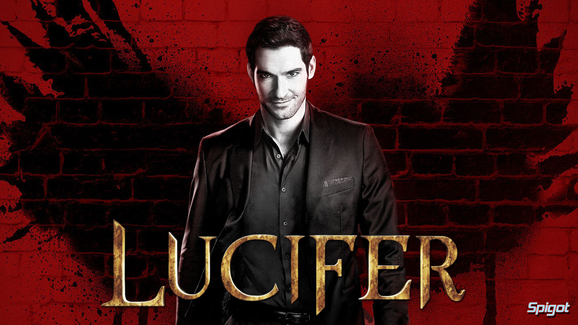 lucifer wallpaper hd,font,film,testo,copertina,manifesto