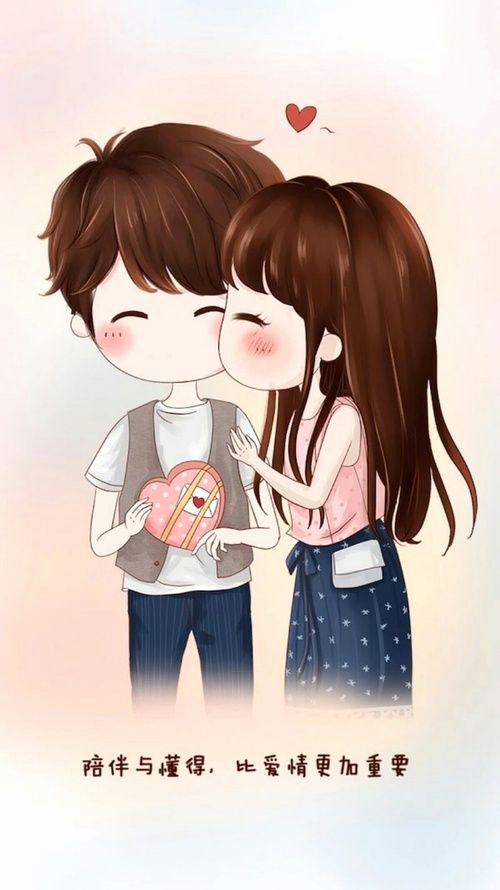 cute animated couple hd wallpapers,cartoon,anime,love,hime cut,friendship
