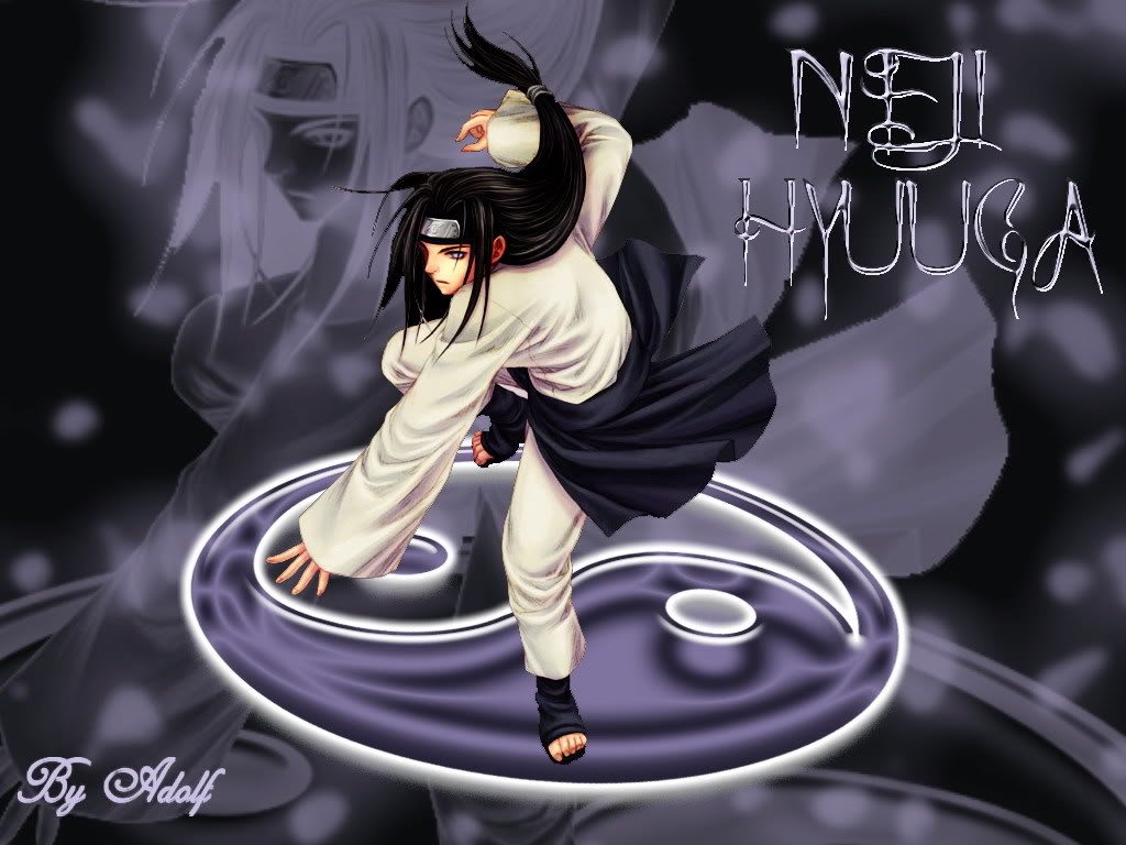 neji hyuga tapete,anime,karikatur,cg kunstwerk,schwarzes haar,illustration