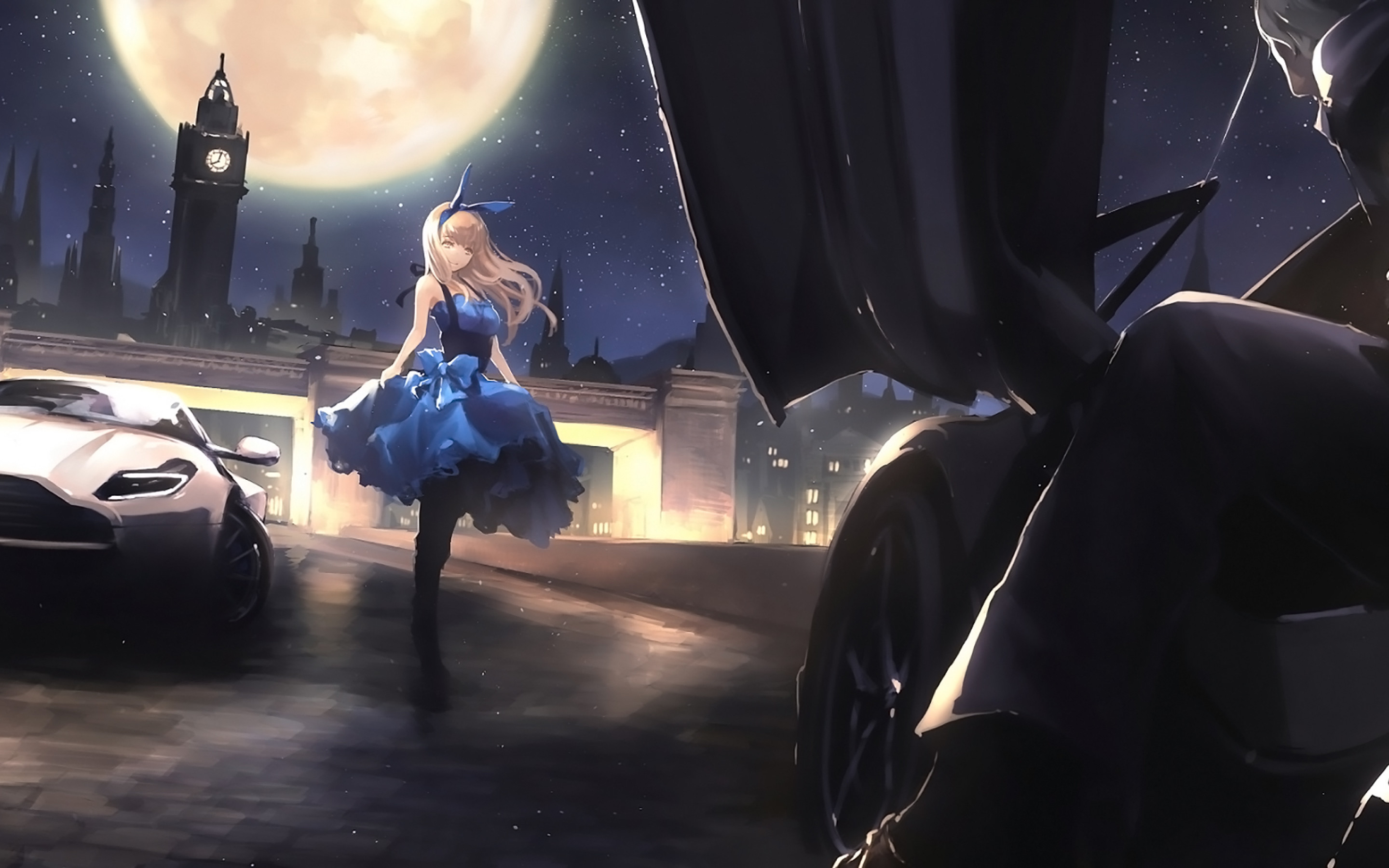 anime auto wallpaper,luxusfahrzeug,batman,erfundener charakter,fahrzeug,cg kunstwerk