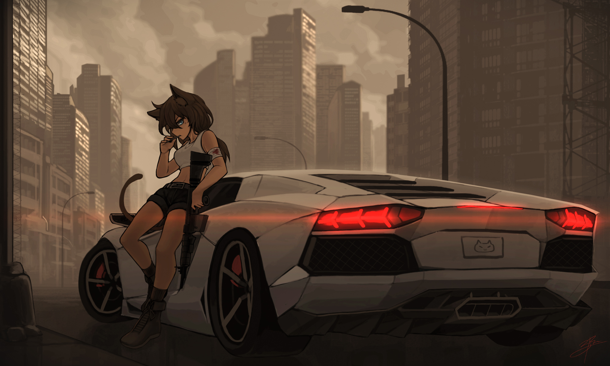 anime auto wallpaper,supersportwagen,fahrzeug,auto,sportwagen,lamborghini