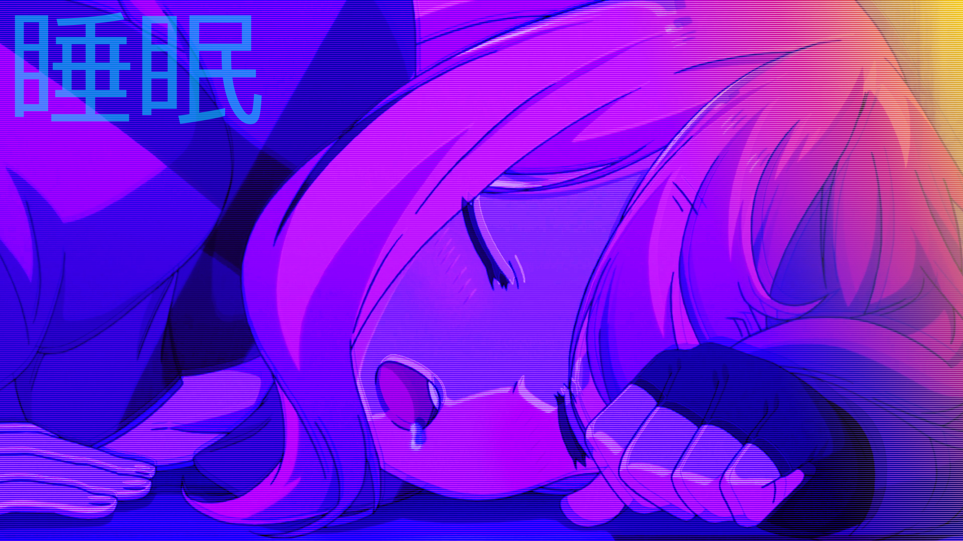 anime aesthetic wallpaper,violet,purple,cartoon,magenta,graphic design