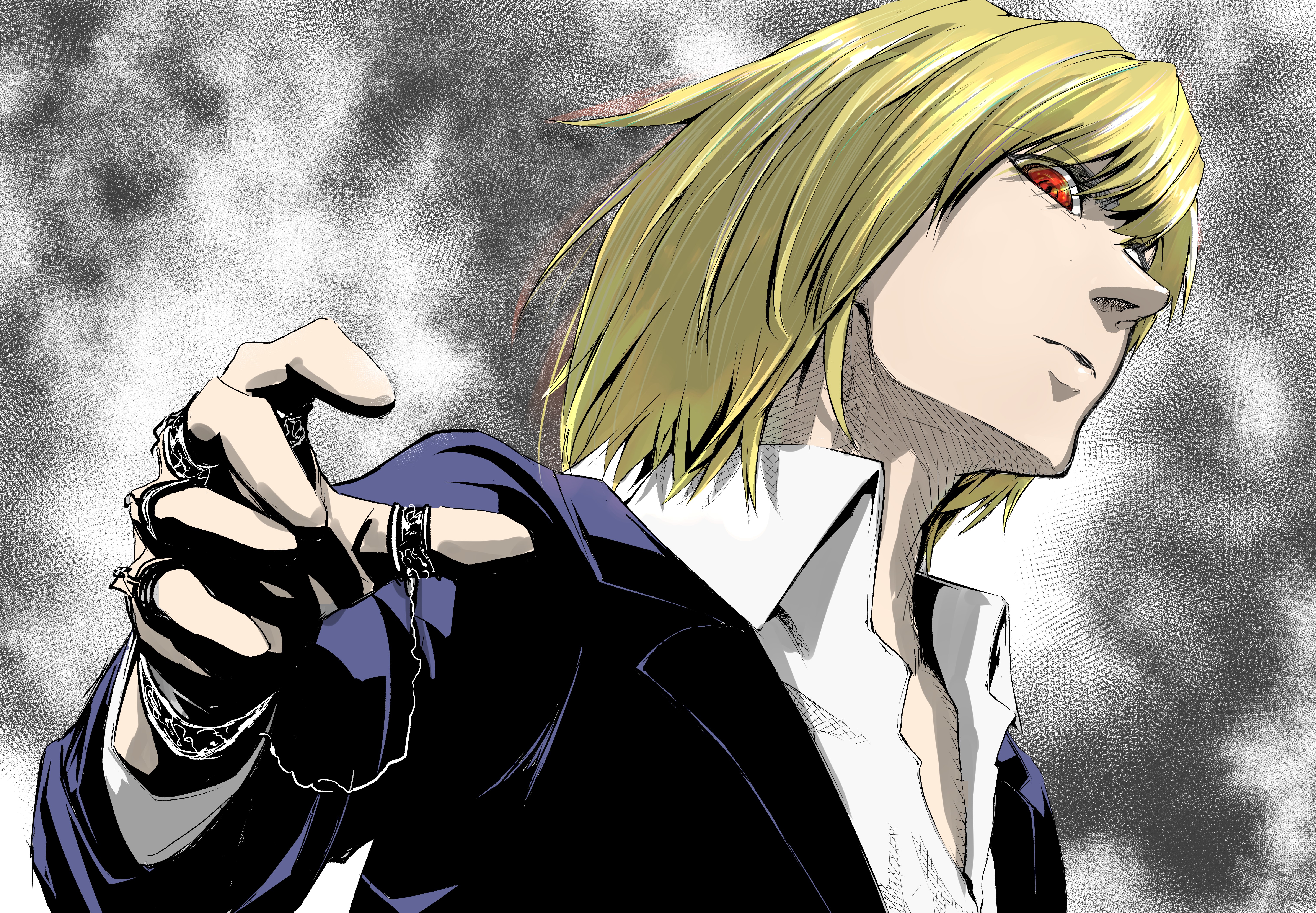 kurapika wallpaper hd,cartone animato,anime,freddo,personaggio fittizio,illustrazione