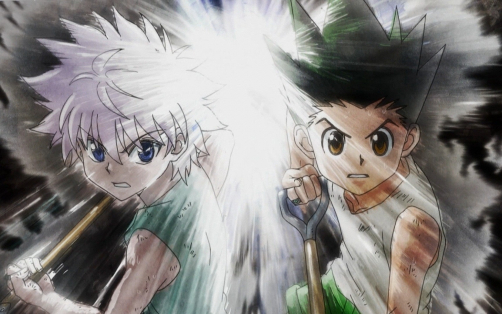 killua wallpaper iphone,anime,cartoon,cg artwork,illustration,fictional character