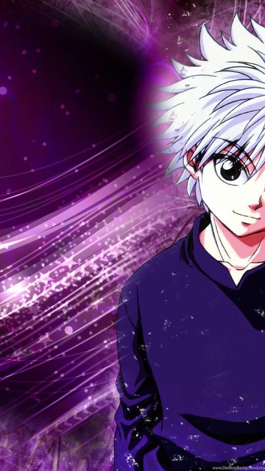 hunter x hunter wallpaper phone,cartoon,anime,violet,purple,cg artwork