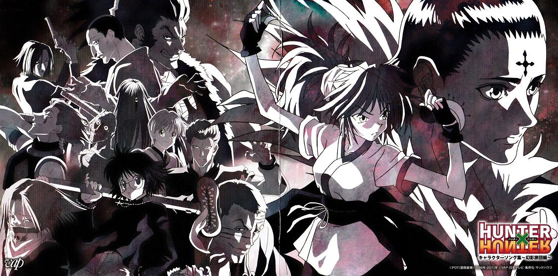 hunter x hunter wallpaper hd,cartoon,anime,black hair,graphic design,illustration