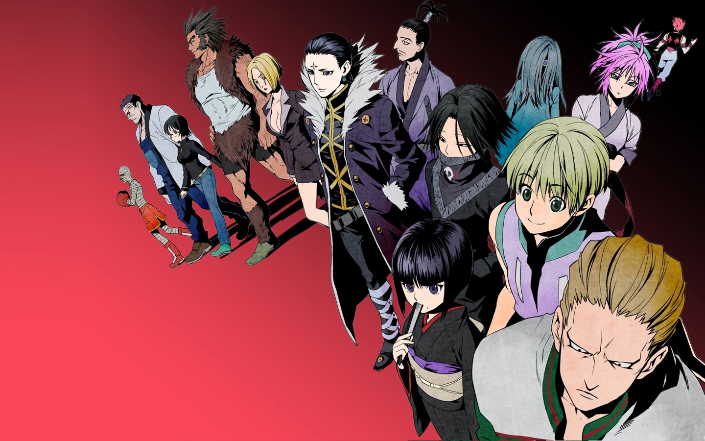 hunter x hunter 2011 wallpaper,anime,karikatur,illustration,schwarzes haar,kunstwerk