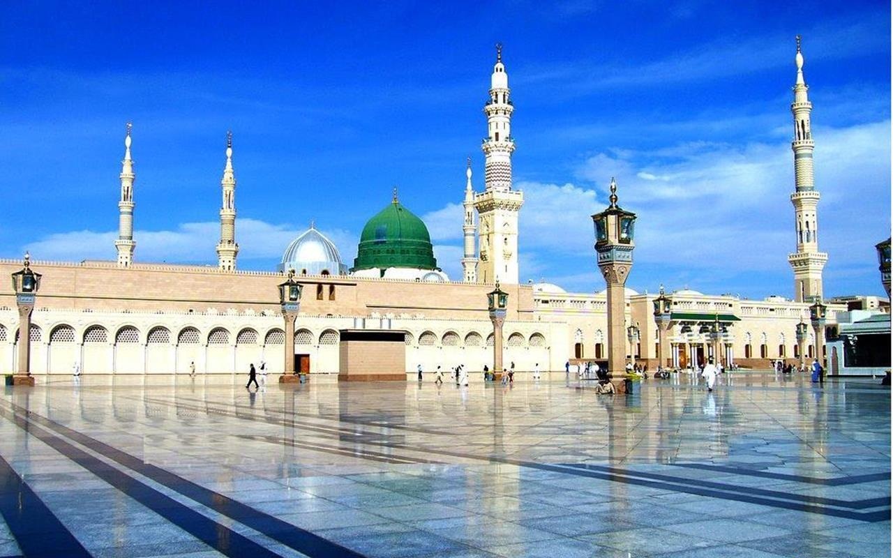 masjid e nabvi wallpaper,landmark,mosque,khanqah,building,place of worship