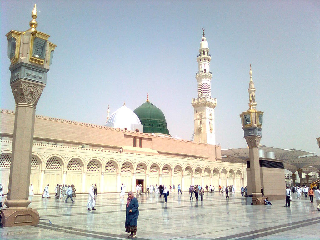 masjid e nabvi wallpaper,landmark,mosque,khanqah,building,place of worship