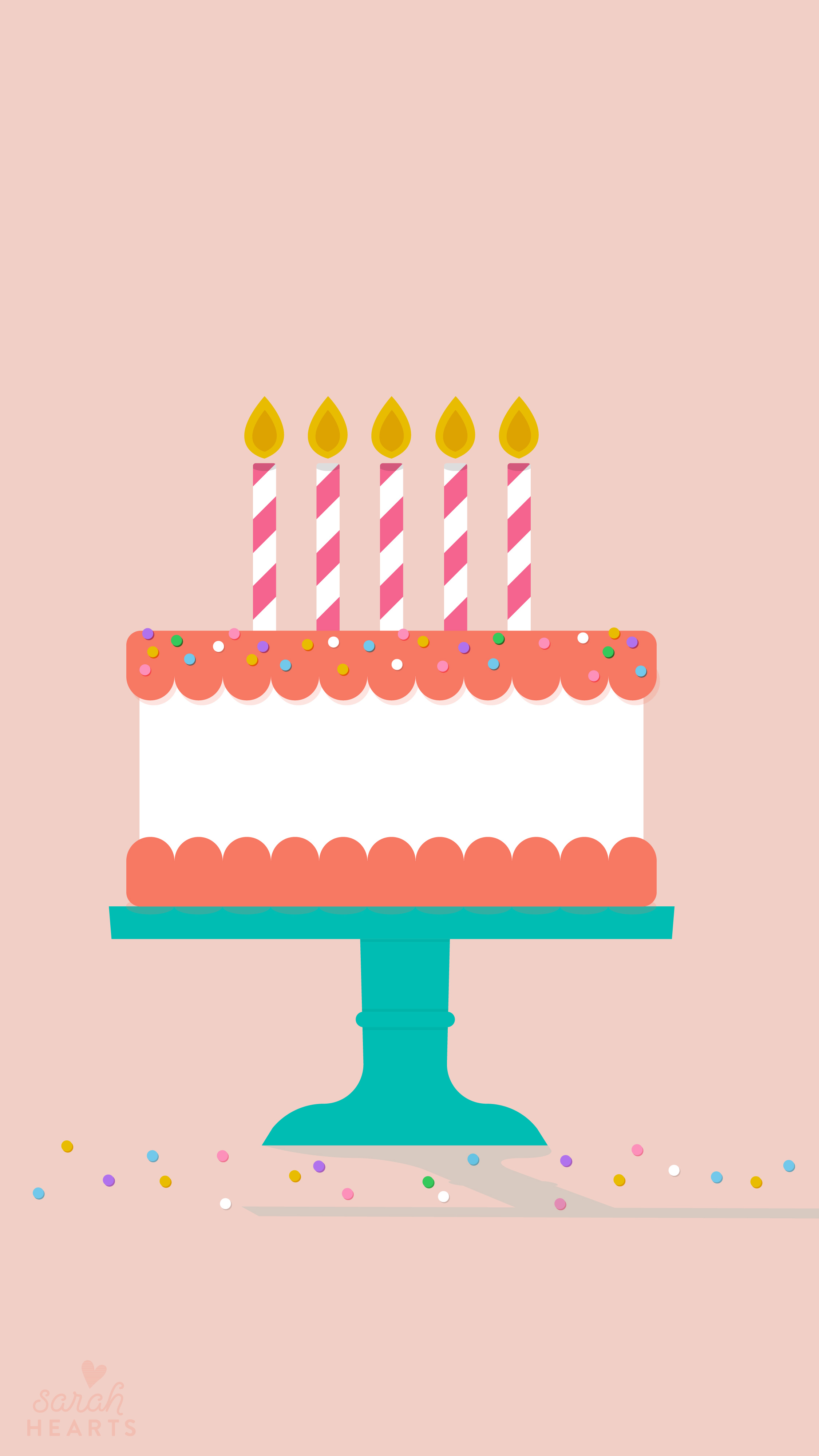 anniversaire fond d'écran iphone,décoration de gâteaux,gâteau,rose,décoration de gâteaux,bougie d'anniversaire