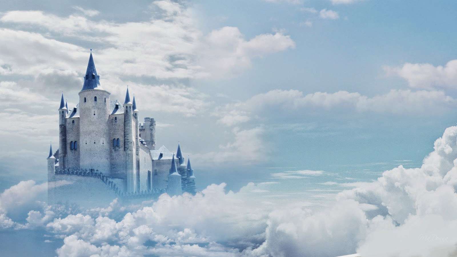 castello nel cielo sfondo,cielo,nube,mondo,ghiaccio,architettura