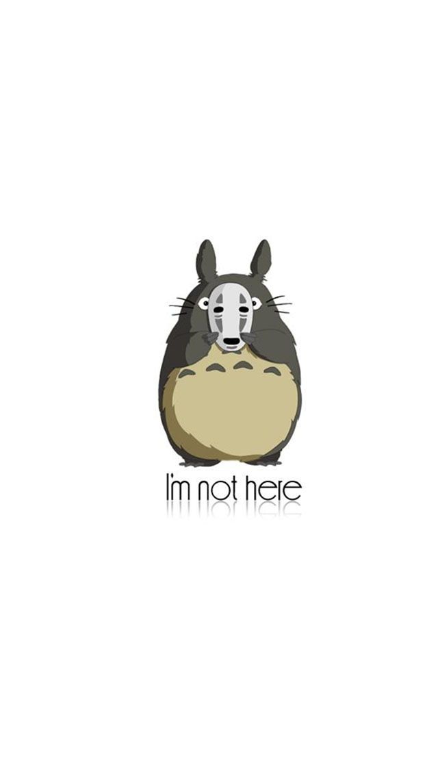 ghibli wallpaper iphone,cartoon,chinchilla,illustration,hamster,logo