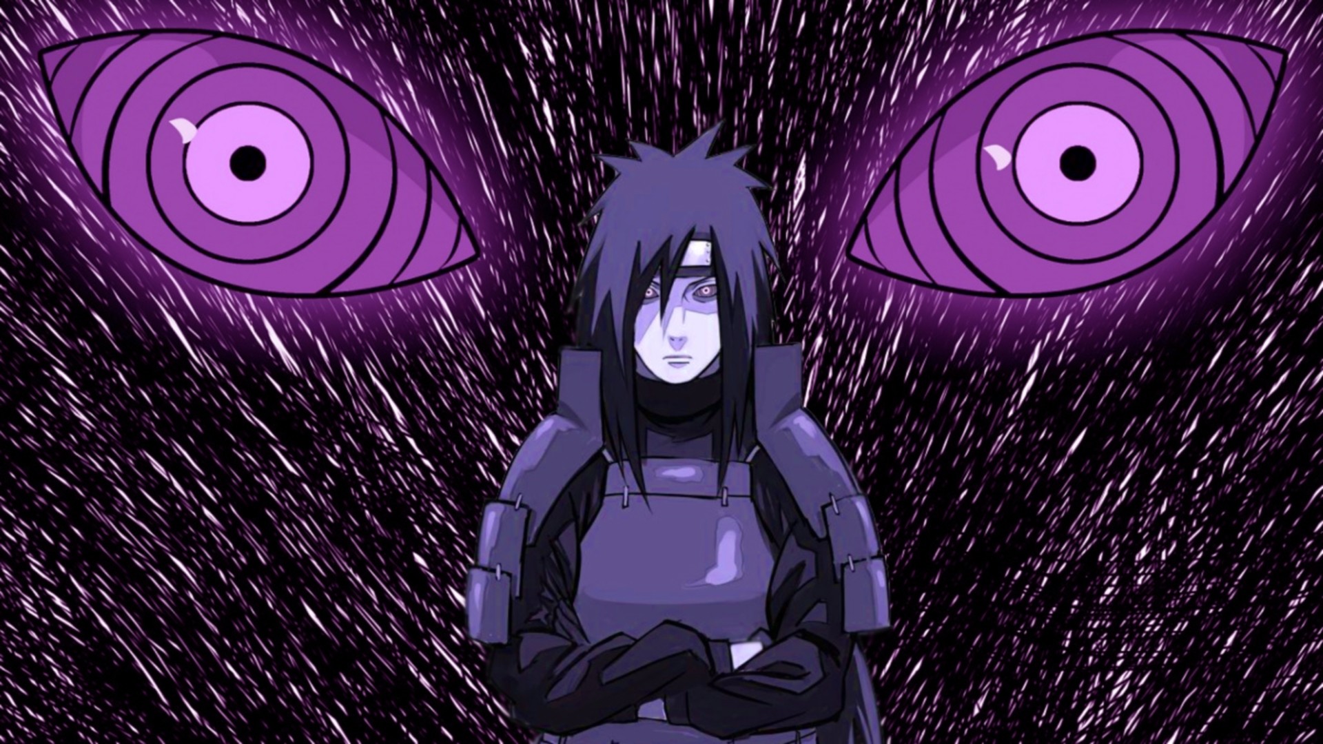 carta da parati madara uchiha 1920x1080,viola,viola,anime,illustrazione,disegno grafico