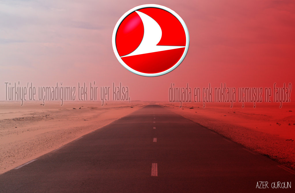 トルコの航空会社の壁紙,赤,空,交通標識,テキスト,道路