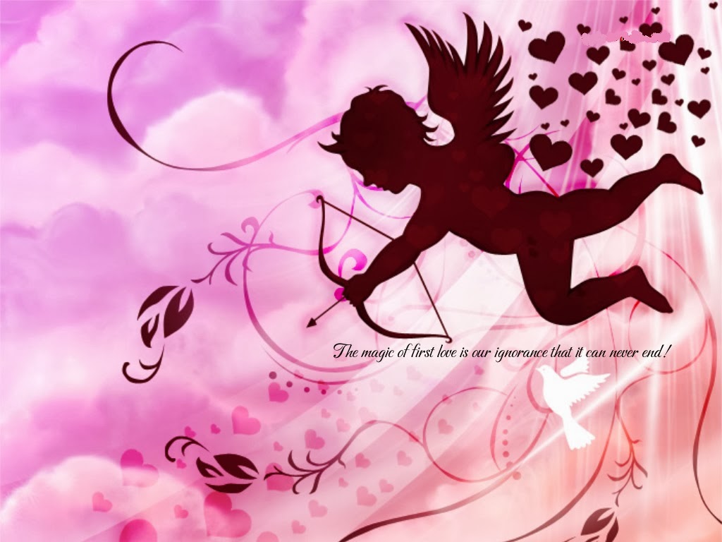 first love wallpaper,pink,fictional character,graphic design,illustration,magenta