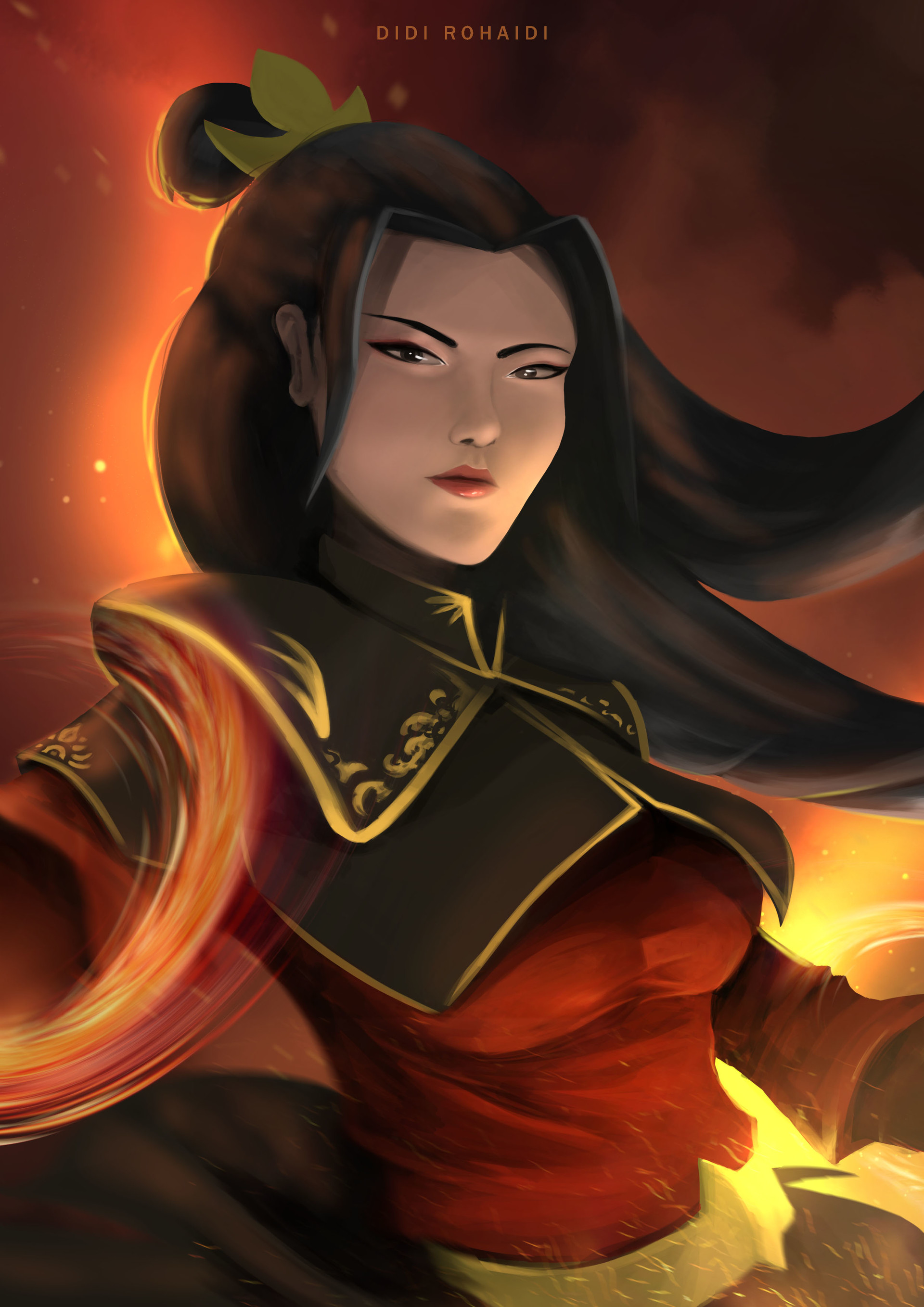 fond d'écran azula,oeuvre de cg,personnage fictif,illustration,héros,art