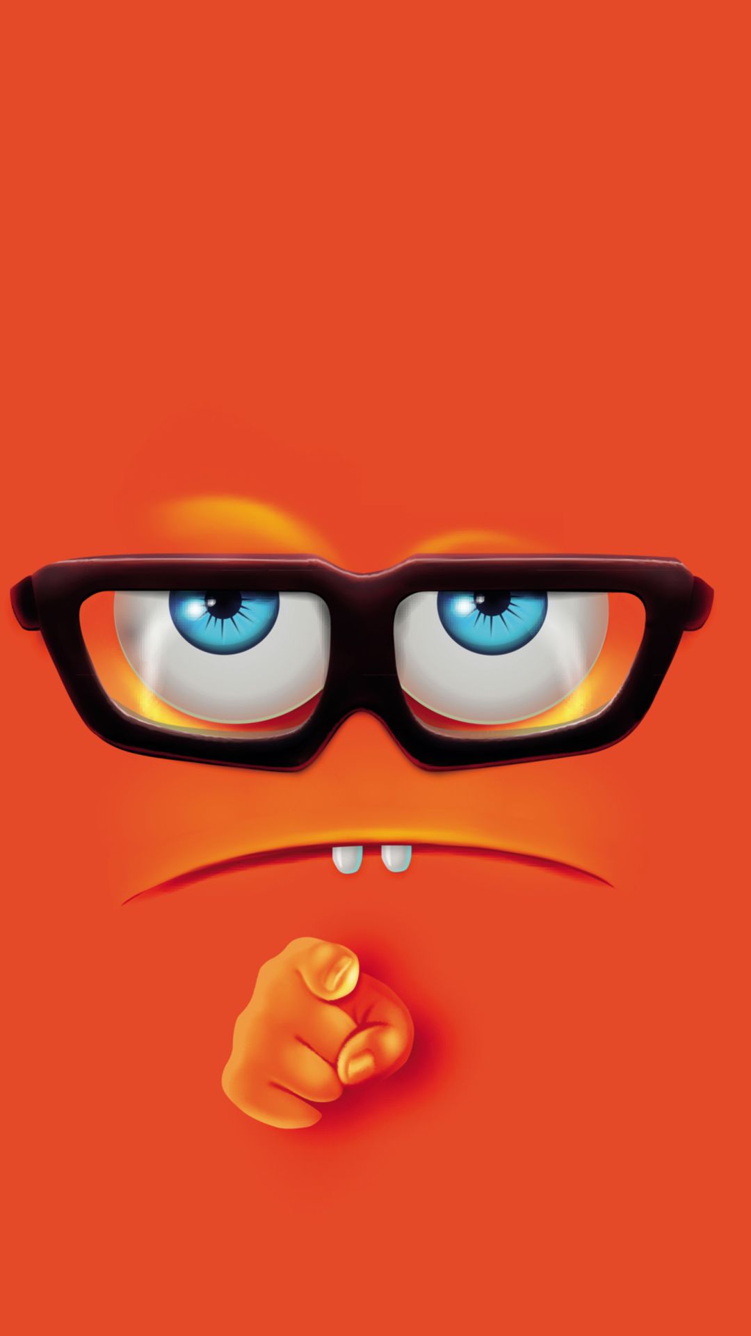 yu yureka wallpapers,eyewear,glasses,cartoon,orange,red