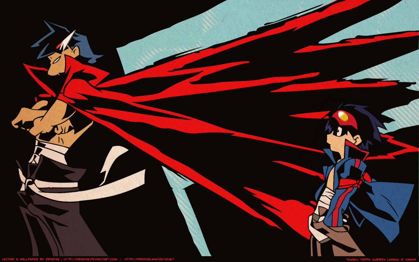 kamina wallpaper,cartoon,fictional character,anime,cg artwork,illustration