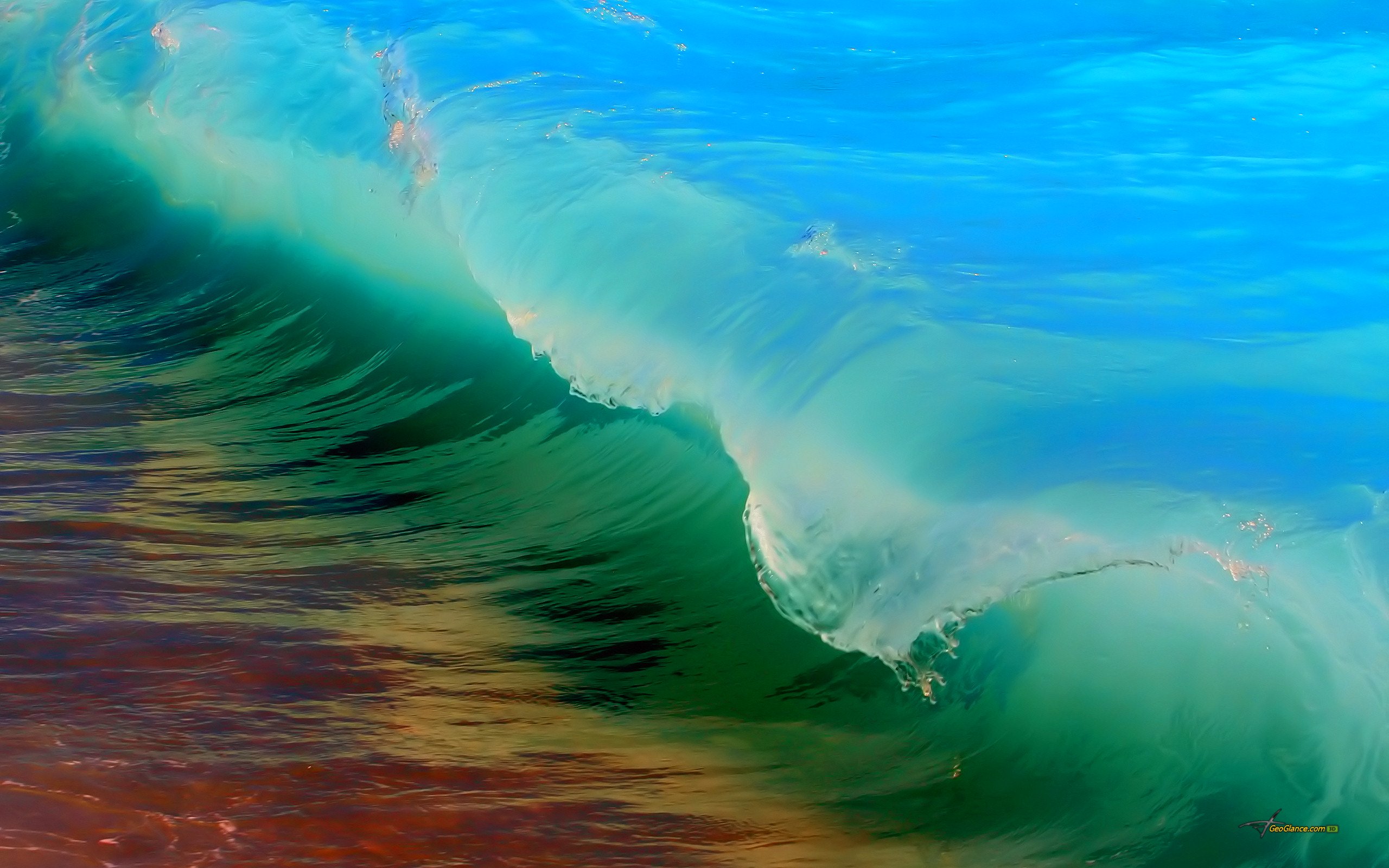 아름다운 배경 화면 hd 안드로이드,웨이브,바람 파도,푸른,물,대양