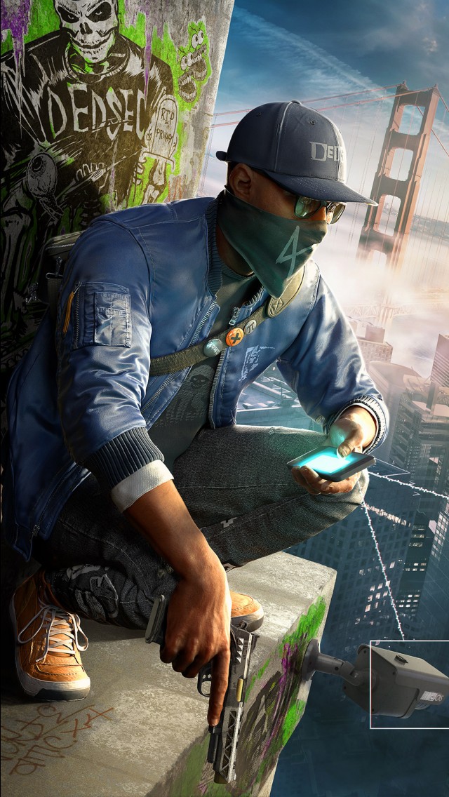 watch dogs 2 sfondi iphone,denim