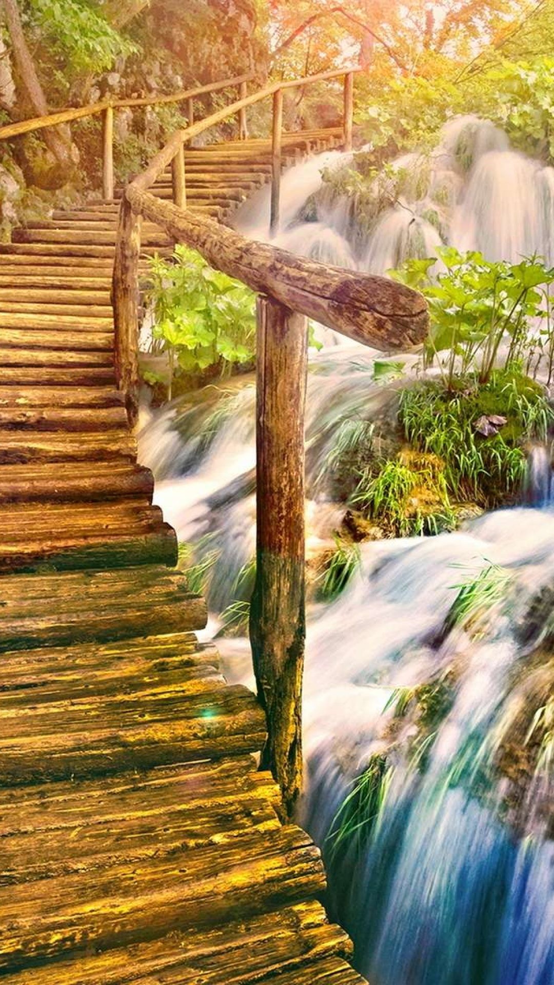 3d nature wallpaper for mobile phone,nature,natural landscape,water,water resources,tree