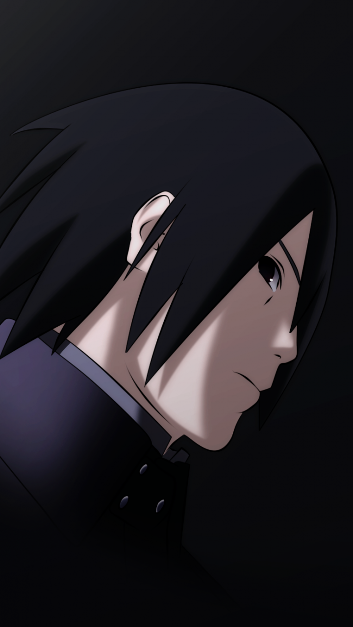fond d'écran sasuke uchiha iphone,dessin animé,anime,oeuvre de cg,cheveux noirs,animation