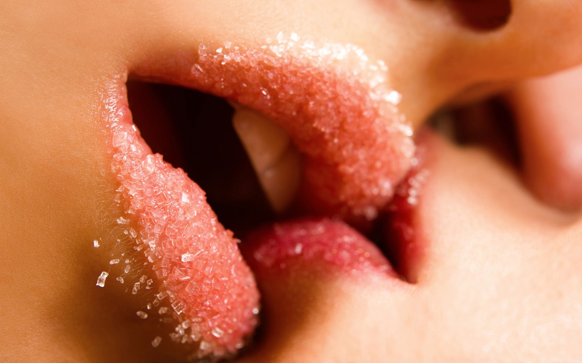 download di sfondi bacio labbra,labbro,bocca,lingua,avvicinamento,rosa