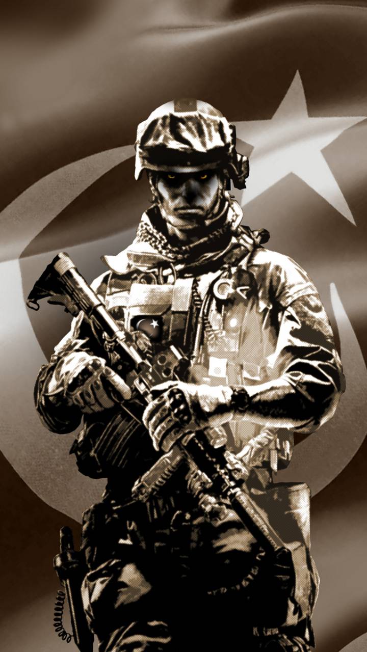 papier peint soldat turc,soldat,équipement de protection individuelle,militaire,infanterie,armée
