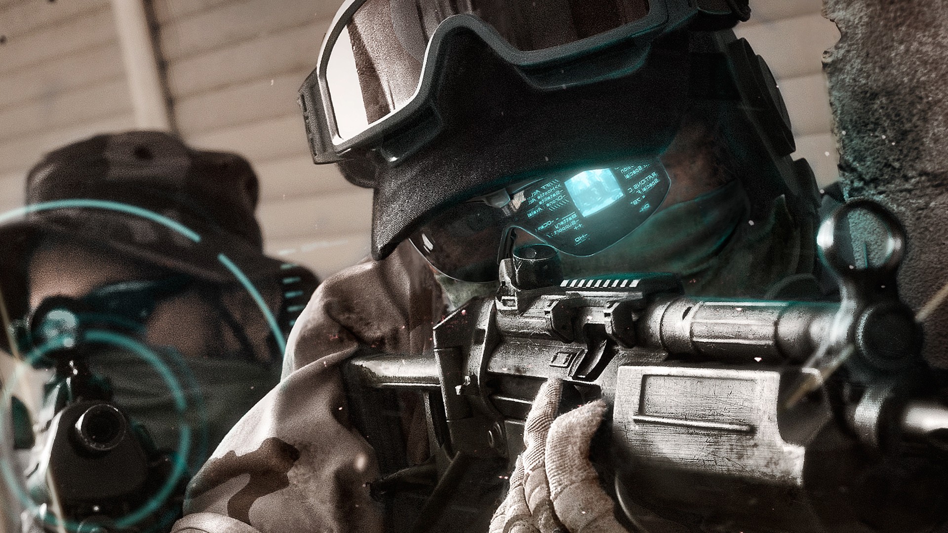 ghost recon future soldier wallpaper,helmet,personal protective equipment,shooter game,games,soldier