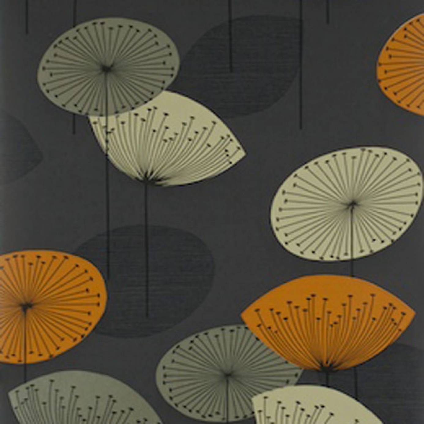 민들레 시계 벽지,우산,원,무늬,천장