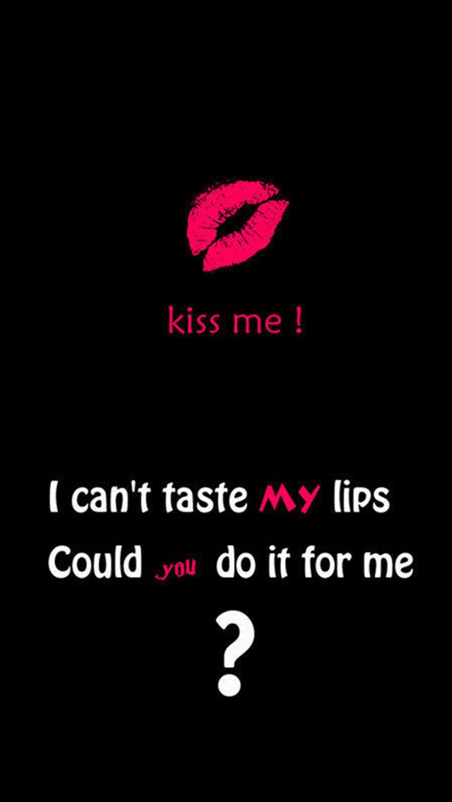 kiss me wallpaper,text,font,black,pink,magenta