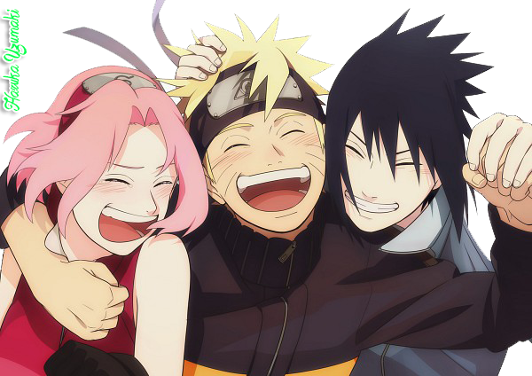 fond d'écran sasuke dan sakura,dessin animé,anime,bouche,amusement,geste