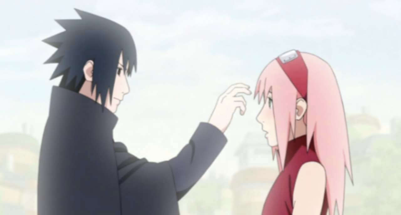 tapete sasuke dan sakura,anime,karikatur,schnappschuss,cg kunstwerk,geste