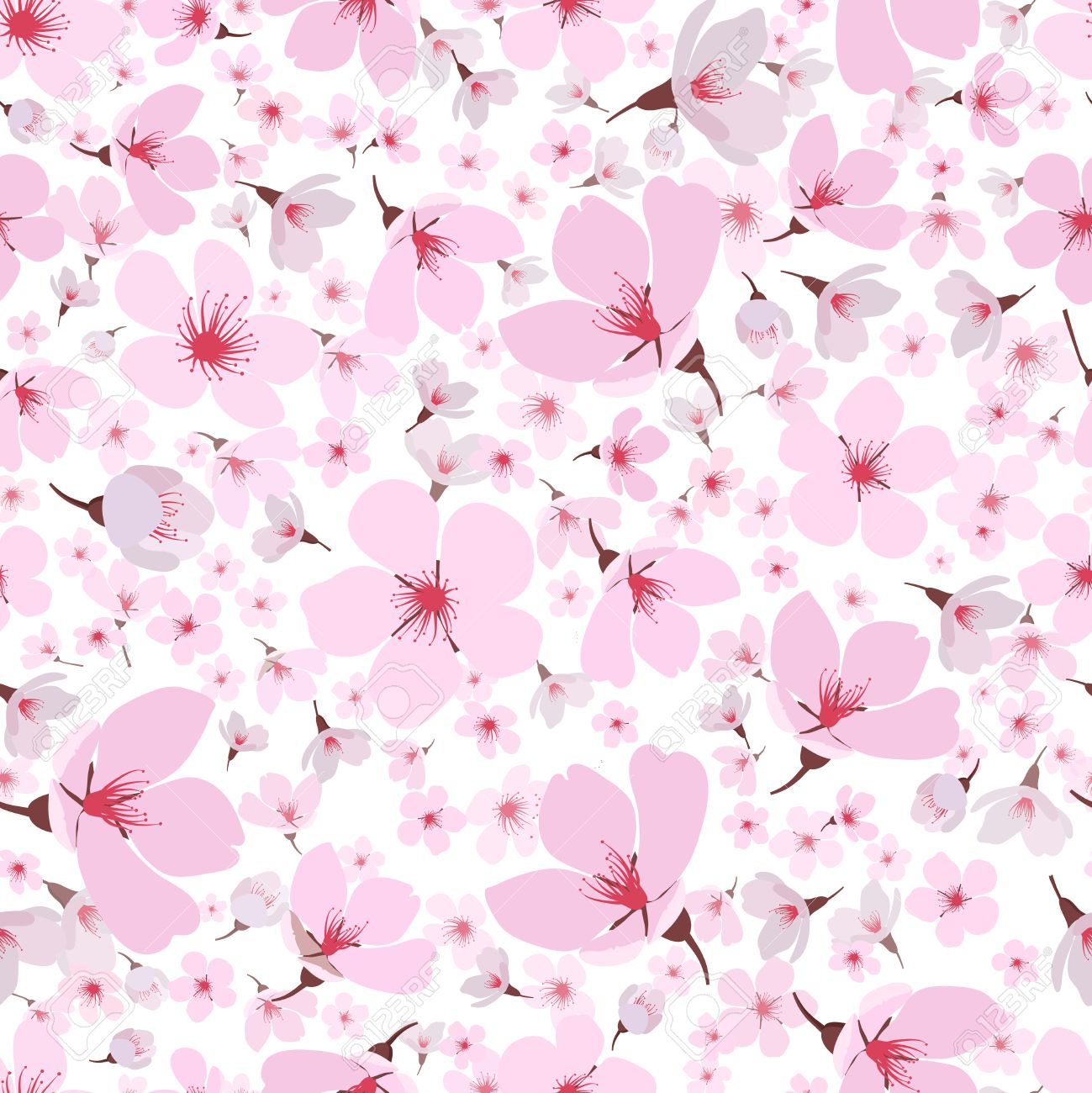 핑크 사쿠라 벽지,분홍,무늬,꽃잎,꽃,꽃