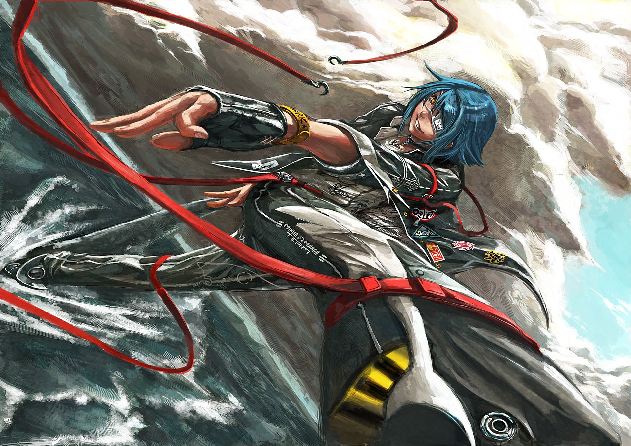 air gear wallpaper,cg artwork,fictional character,illustration,adventure,recreation