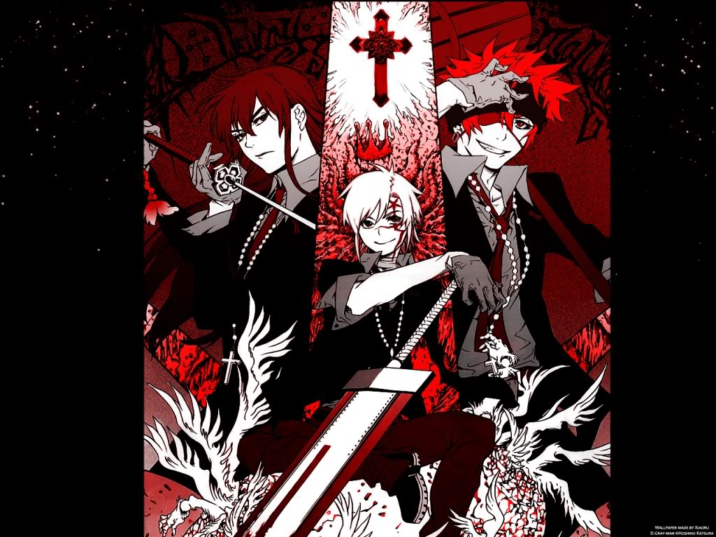 d gray man wallpaper,red,cartoon,illustration,graphic design,anime