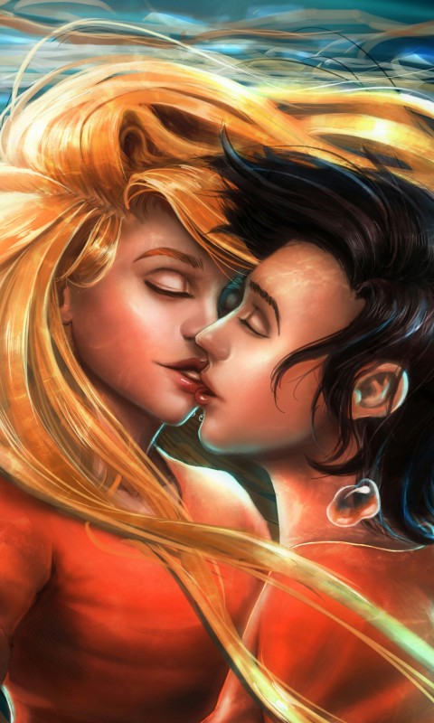 love kiss wallpapers for mobile,cg artwork,fictional character,fiction,illustration,art